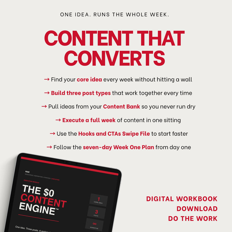 THE $0 | CONTENT ENGINE™