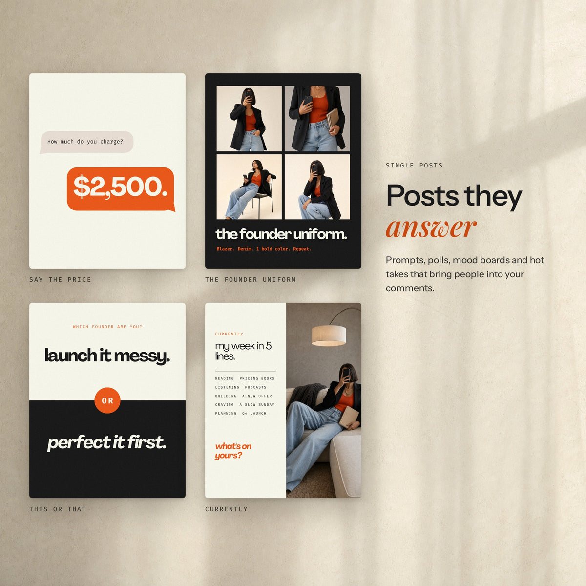 Scroll Society | 100 Instagram Templates for Founders and Creators