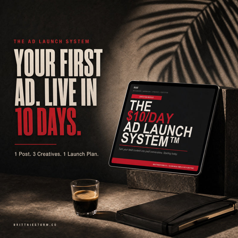 The Ad Launch System on a tablet. Your first ad, live in 10 days.