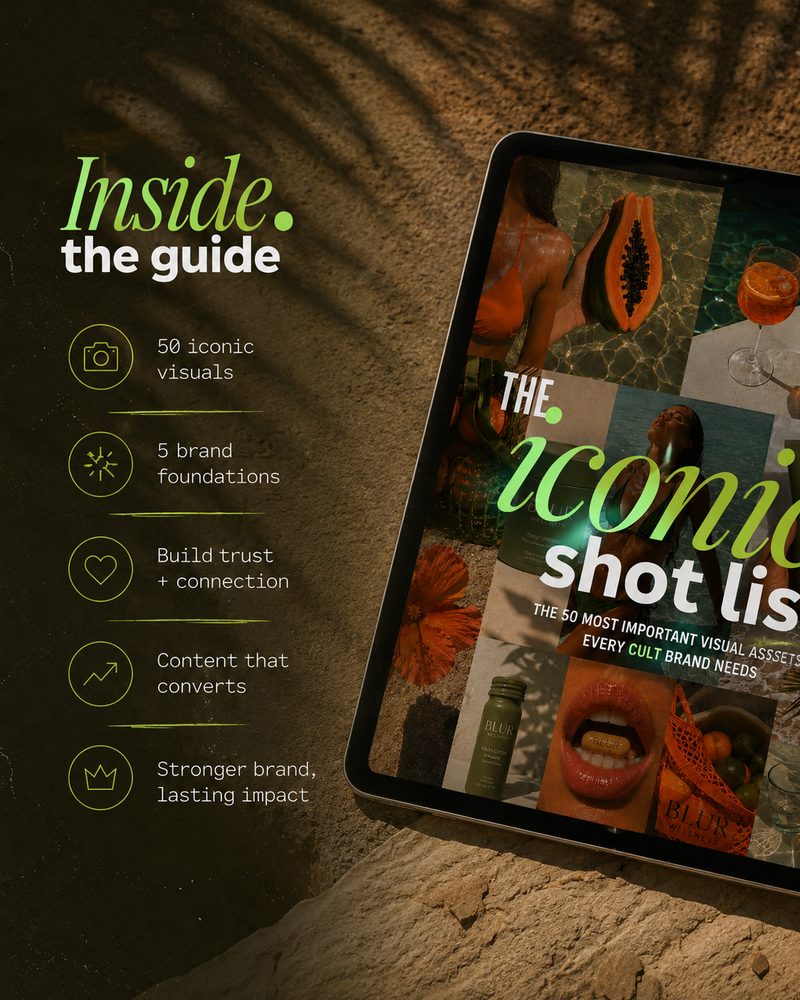 The Iconic  |  shot list™