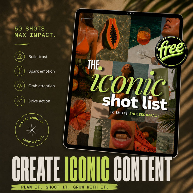 The Iconic | shot list™