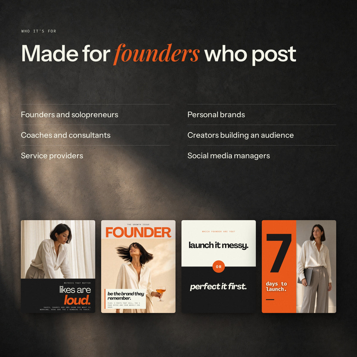 Scroll Society | 100 Instagram Templates for Founders and Creators