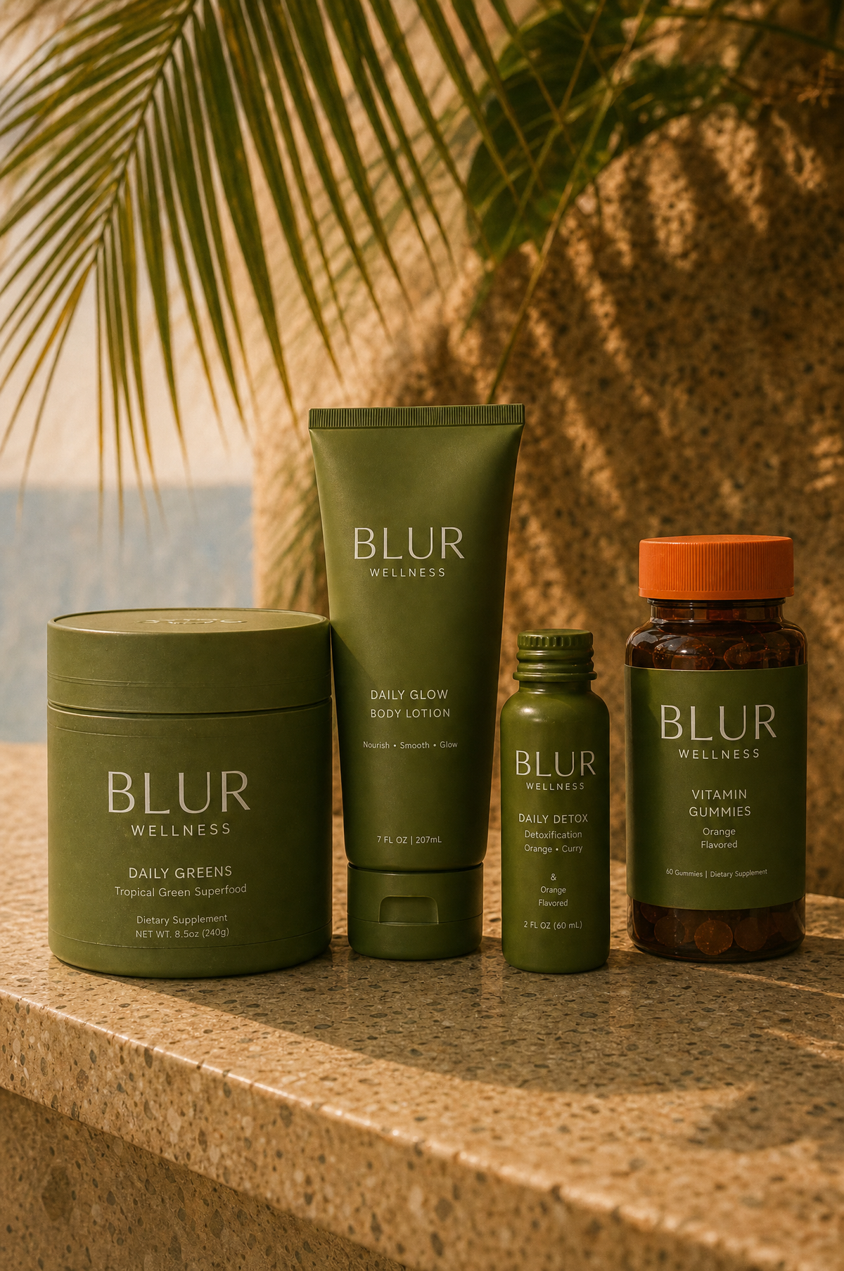 BLUR wellness World product lineup
