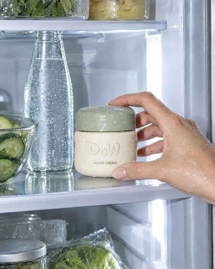 Water Cream in the fridge
