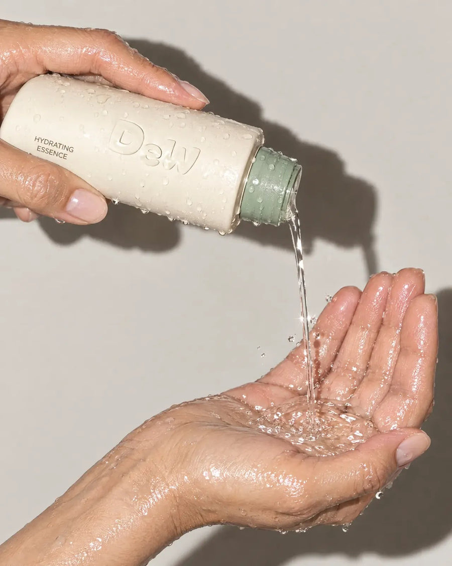 Hydrating Essence being poured