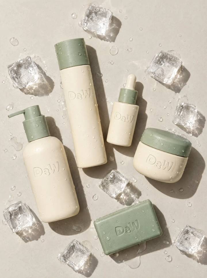 Dew skincare World product lineup