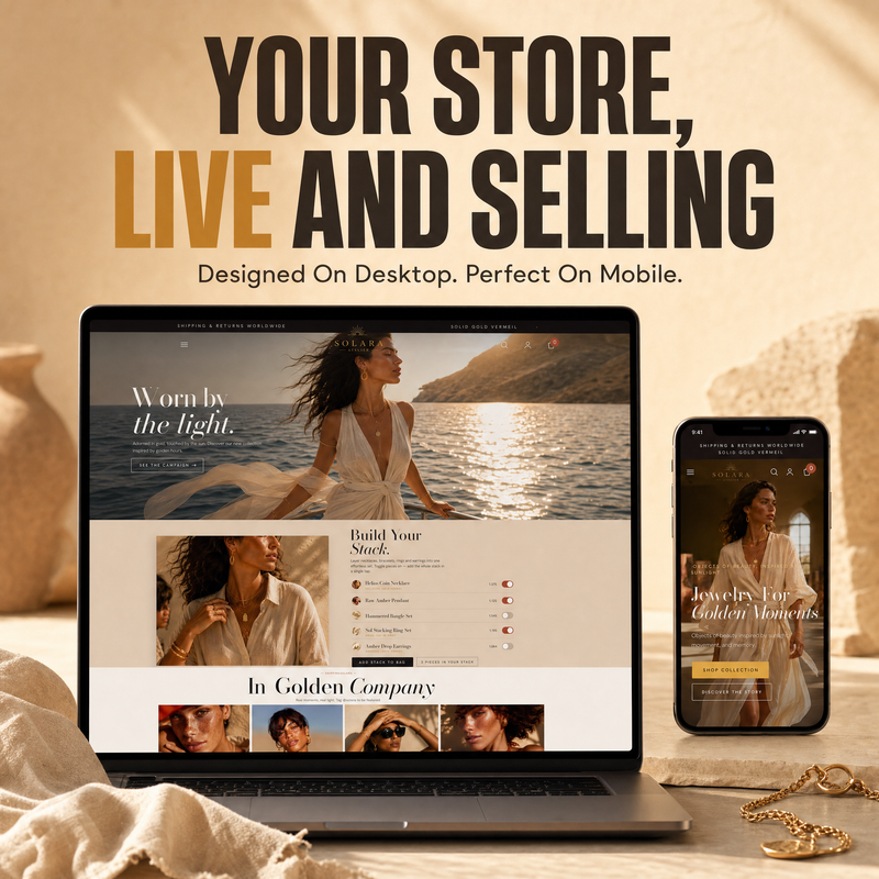 The Solara | Pre-Built Shopify Theme