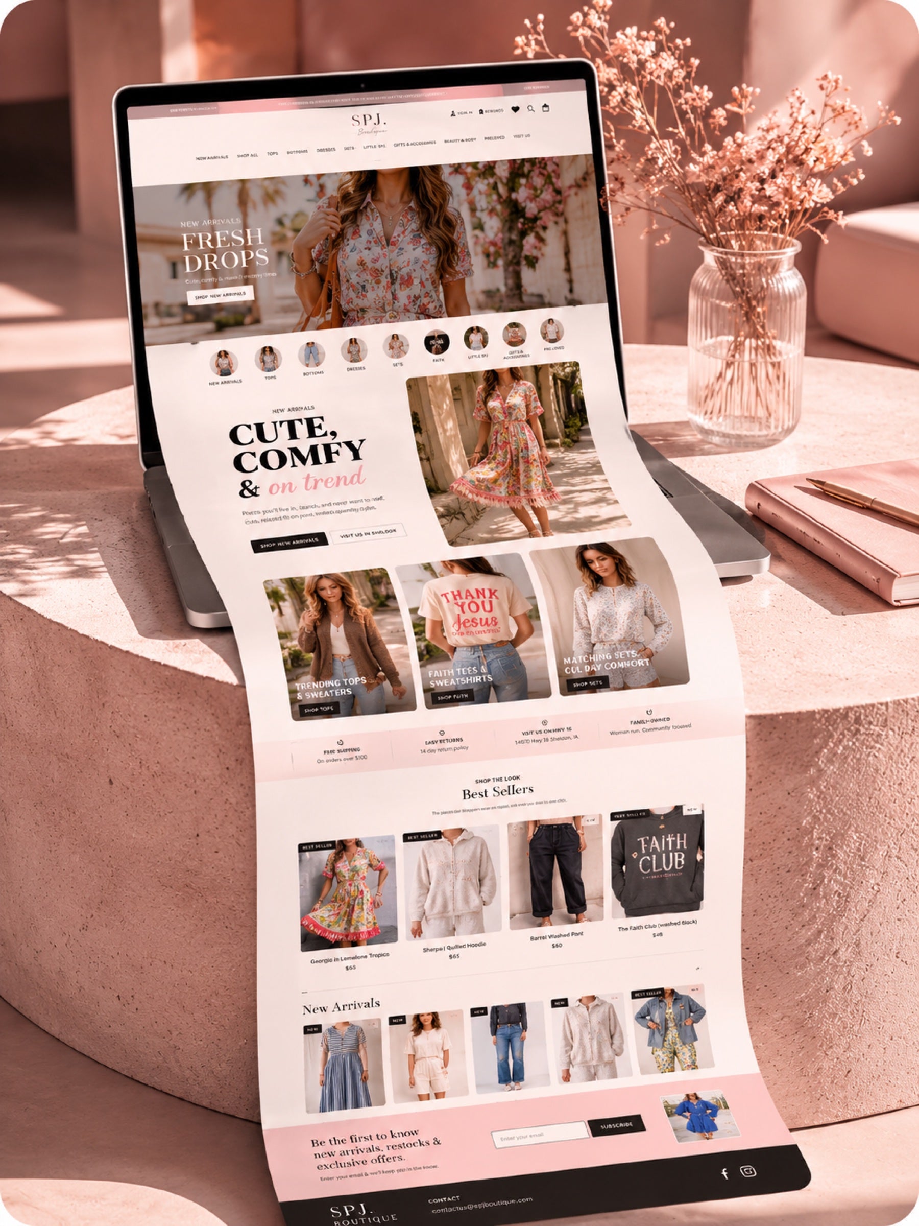 <p>Redesigned to feel like <em>her.</em></p>
